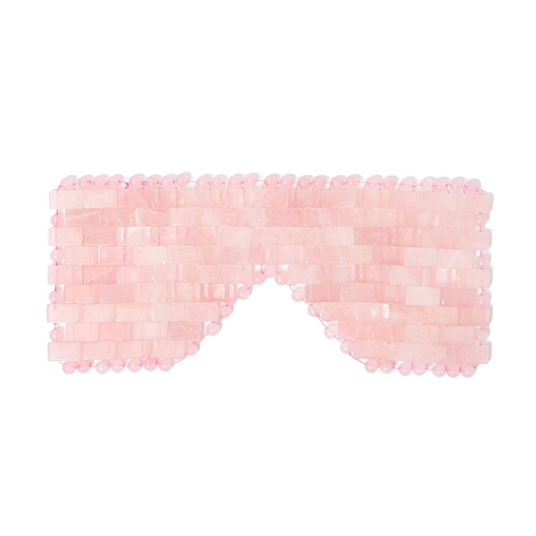 Rose Quartz Crystal Eye Mask